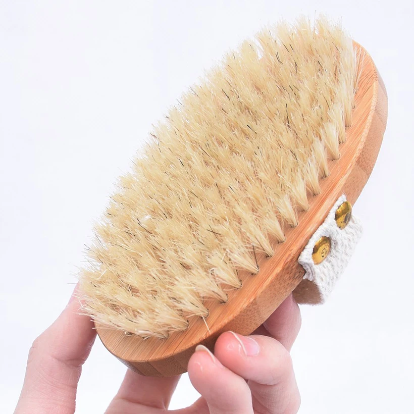 Натуральный Бамбуковый Массажер для душа S10DIS10|shower scrubber|wooden bath brushbath brush |
