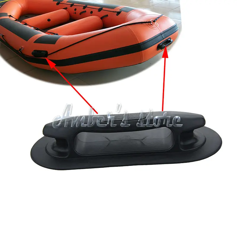 2PCS 22.2cm Black Lifting Grab Handle/Cleat Watercraft Parts for Kayak