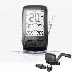 Bike Wireless 2.5 inch Computer Bluetooth BT4.0 bicycle Speedometer with Speed + cadence data support Heart Rate Monitor