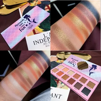 

Cosmetic 12 Color Beauty Eyeshadow Pallete Makeup Palette Shimmer Matte Glitter Eyeshadow Palette Pigmented Nude Smoky Cosmetic