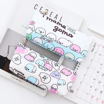 

Kawaii Novelty Cartoon Ocean Baby PU Large Pencil Case Stationery Storage Organizer Bag School Office Supply