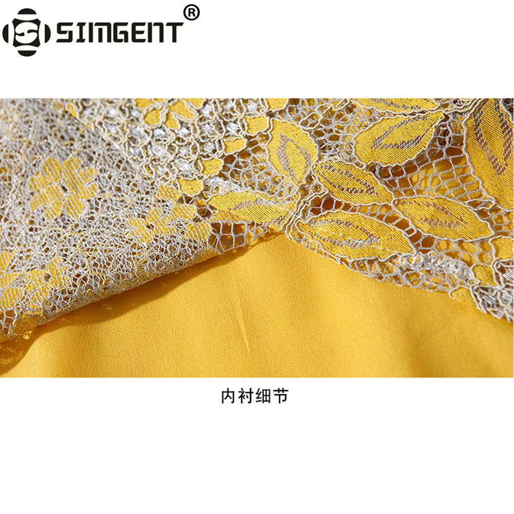 Simgent, длинное кружевное платье, женское, летнее, винтажное, короткий рукав, выдалбливают, в стиле пэчворк, элегантное, для вечеринок, платья, халат, Longue, SG9552