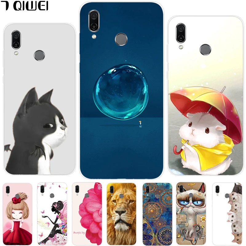 

For Huawei Honor Play Case COR-L29 TPU Soft Silicone Case For Huawei Honor Play Case Cover HonorPlay 6.3'' Slim Cute Cool Fundas