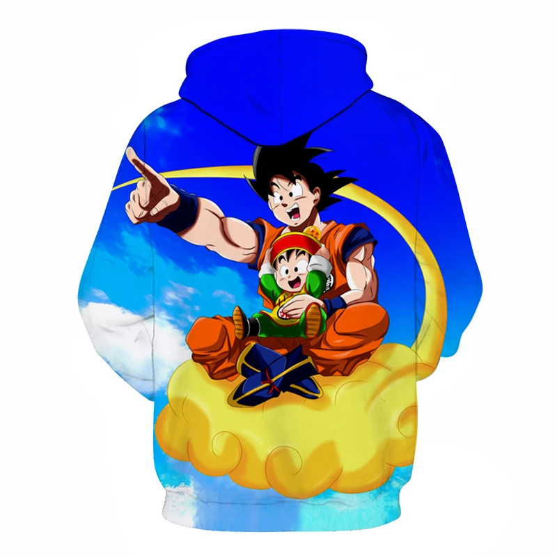 Новинка; худи Dragon Ball Z Goku для взрослых авиаперелет толстовки пуловеры Для мужчин Для женщин верхняя одежда с длинными рукавами Новинка; худи