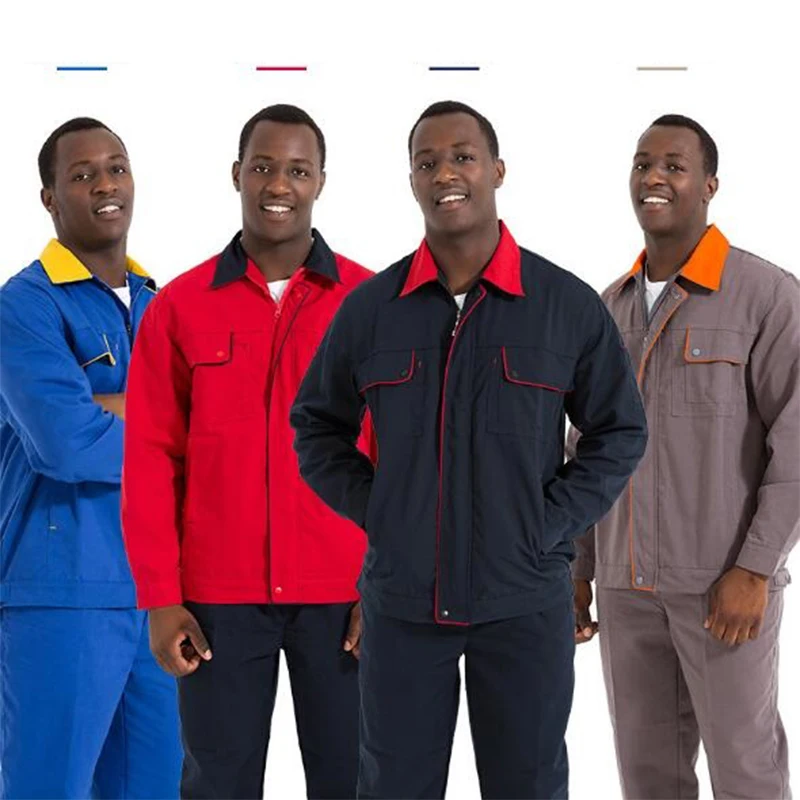

Auto Service Men Protective overall Repairman Electrician Work Uniforms Plus Size 4XL Long Sleeve Workshop Suit,J3