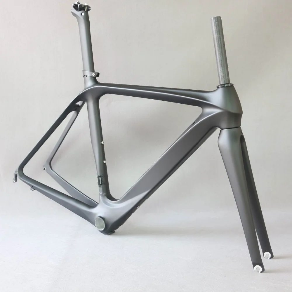 Perfect Factory clearance Frameset carbon fiber road bike frame FM288 , SIZE 61CM carbon FRAME , 2019 OEM famous brand clearance 2