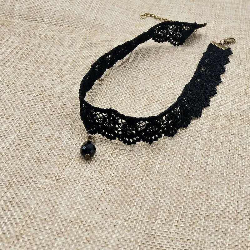 Простое винтажное ожерелье-чокер в форме букв, корейский стиль, Черная веревка, бархатный воротник, кожаное колье, женские чокер, ювелирные изделия