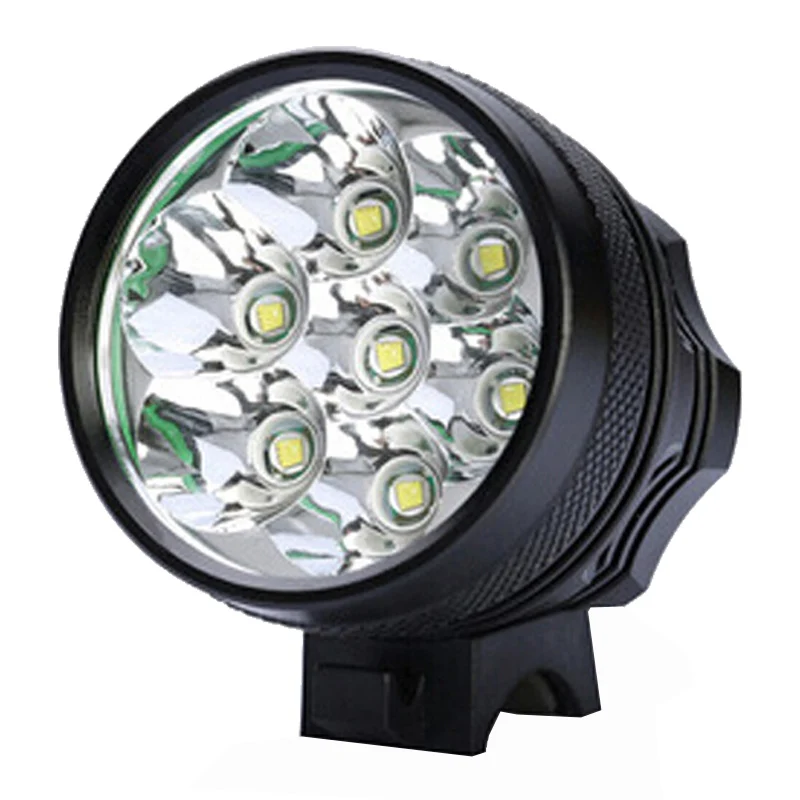 

Bicycle Light 7 led flashlight for bike 8000 lumen Rechargeable 6 x 18650 Battery 3 Modes bike accessories bicycle front light