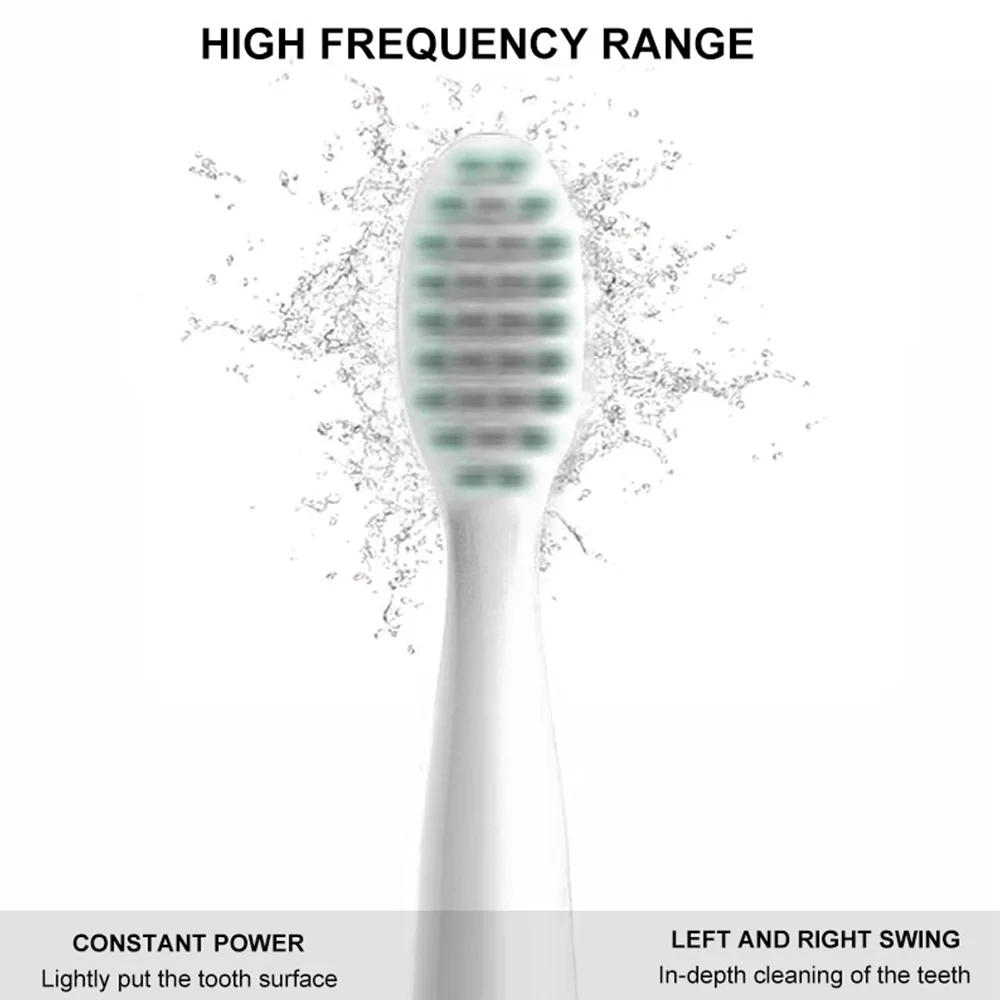 Семейная ультразвуковая зубная щетка Высокая эффективность ABS отбеливание зубов Белый Портативный чистый рот красота здоровье