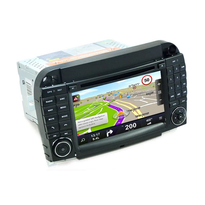 Clearance IPS 7" Android 8.1 2GRAM Radio GPS Car DVD Player for Mercedes Benz S-Class W220 S280 S320 S350 S400 S430 S500 1998-2004 2005 1