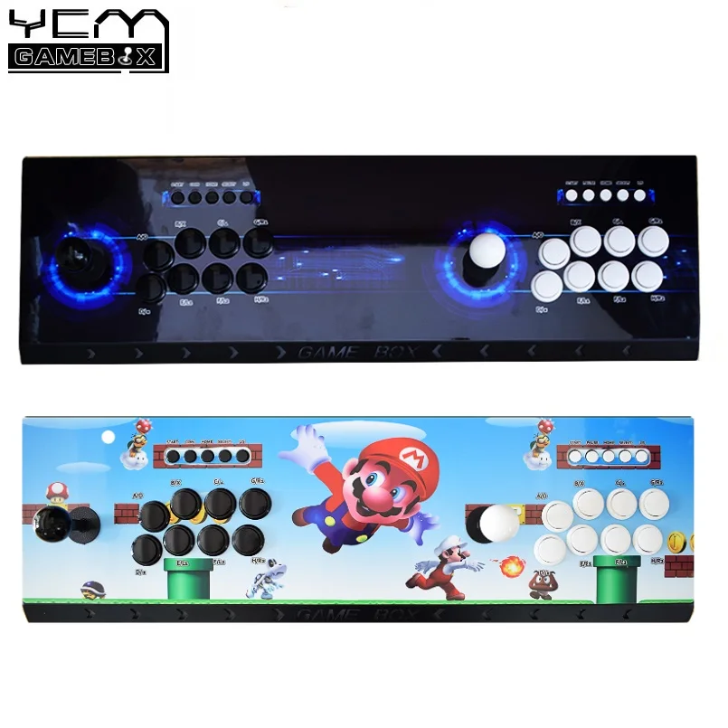 

Pandora Box 6 1300 Arcade Console Zero Delay Sanwa Joystick 8 Buttons 3D Arcade Machine Support Add FBA MAME PS1 Games