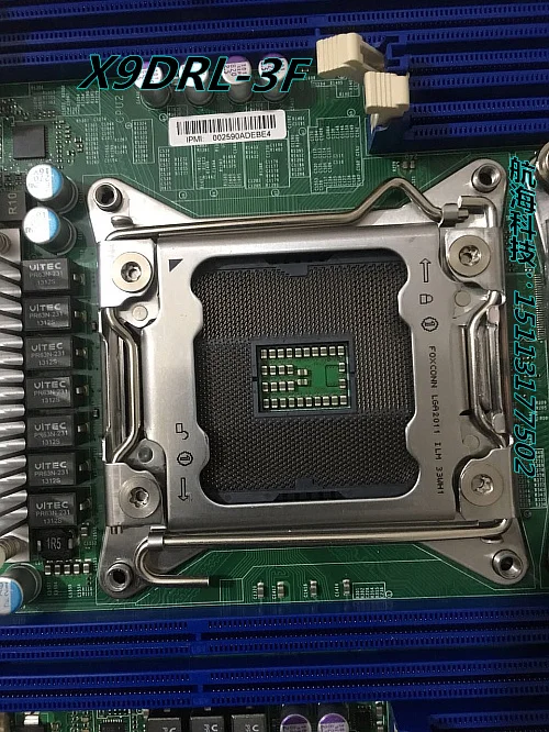 X9DRL-3F supports E5-2680 V2 dual x79 motherboard DDR3 memory with remote dual network port used 90
