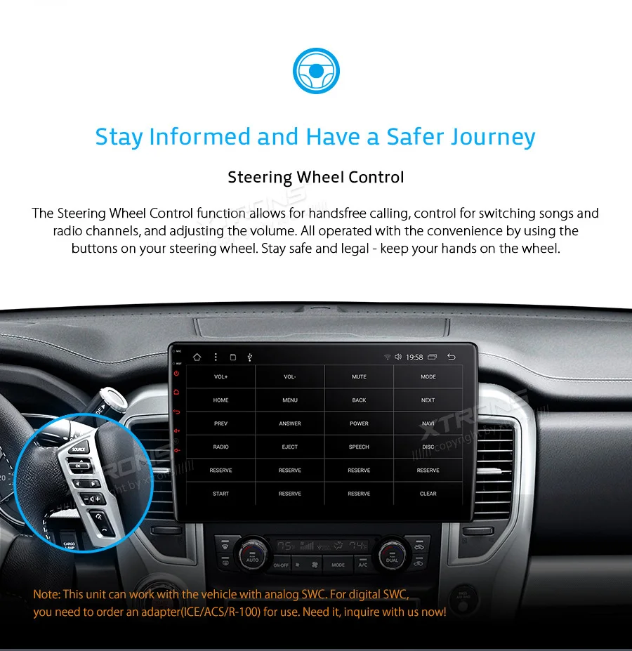 Sale XTRONS 10.1" Android 8.1 Octa Core Radio 32GB Rotatable Face Panel 2.5D Curved Screen Car Stereo Player GPS OBD 1 & 2 DIN No DVD 17