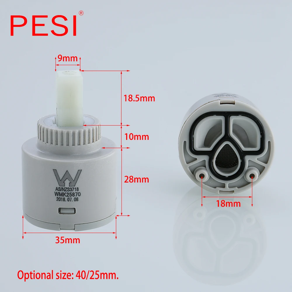 Faucet Ceramic Cartridge 25mm / 35mm / 40mm faucet cartridge