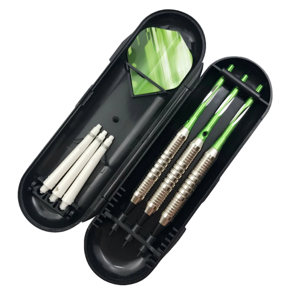 2pcs Dart Storage Case Darts Protect Travel Box Pouch for Dart Collection Club Accessories Black Red