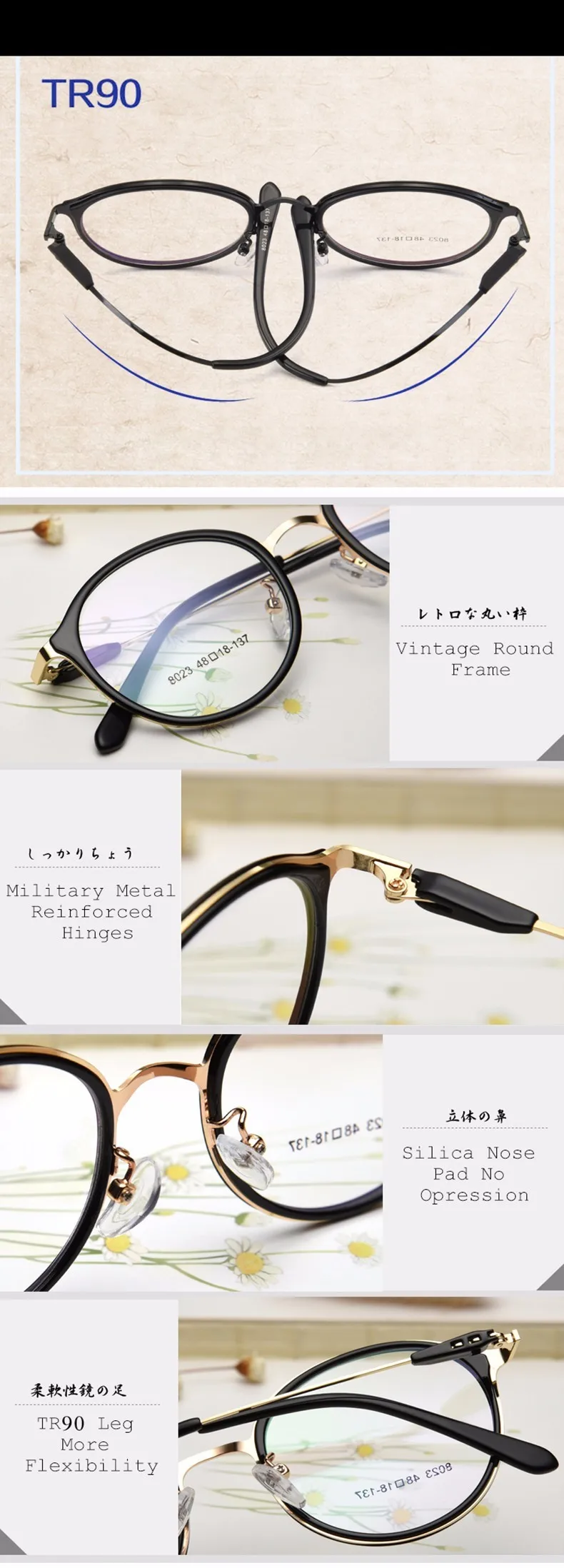 DIDI титановые леопардовые очки для ПК, унисекс, круглая металлическая оправа, очки, прозрачные оптические очки по рецепту, оправы Lunette U602