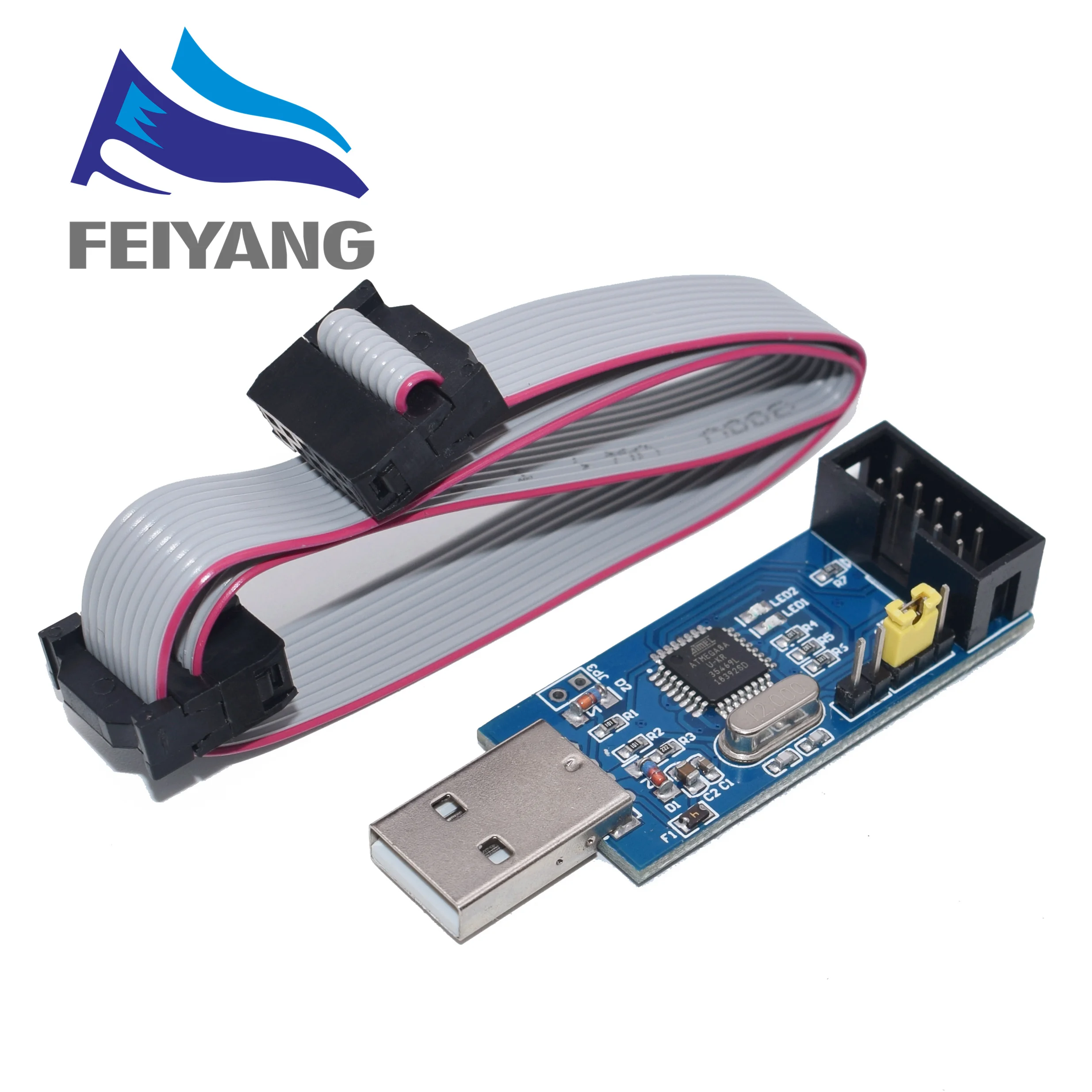 USBASP USBISP AVR программатор USB ISP ASP ATMEGA8 ATMEGA128 с поддержкой Win7 64|Подвесные лампочки| |