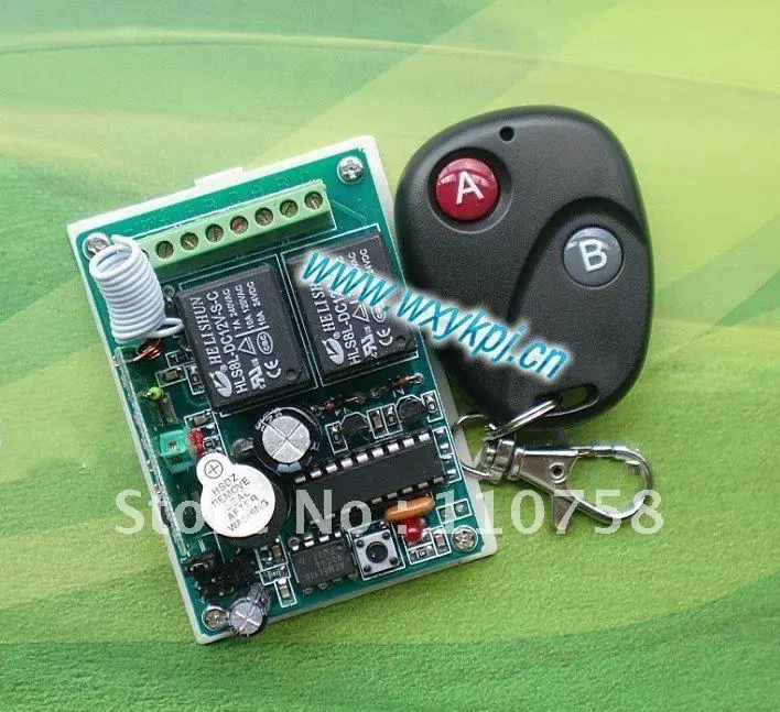 

NEW ! 12V 2CH wireless remote control system for garage door / home applicances