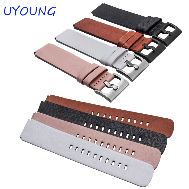 

Quality Italy soft leather watchband For Huawei Watch bands Mens Smart Watch accessories