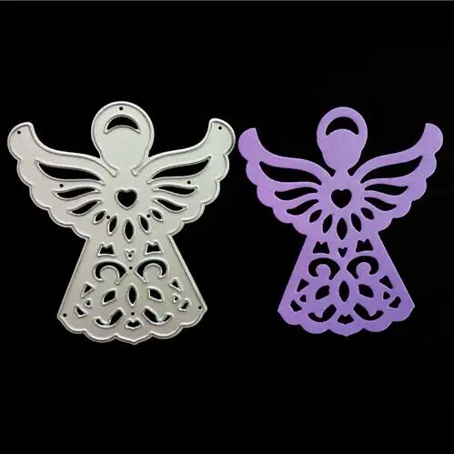 dies angel craft cutting metal album paper card diy embossing stencils scrapbooking making mold embossed clipbook scrapbook