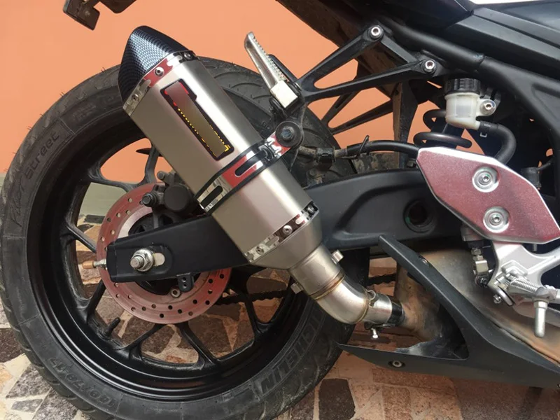 R3 R25 глушитель для мотоцикла Mid Link Pipe slip on Ful набор труб для Yamaha YZF R3 R25 выхлопная система