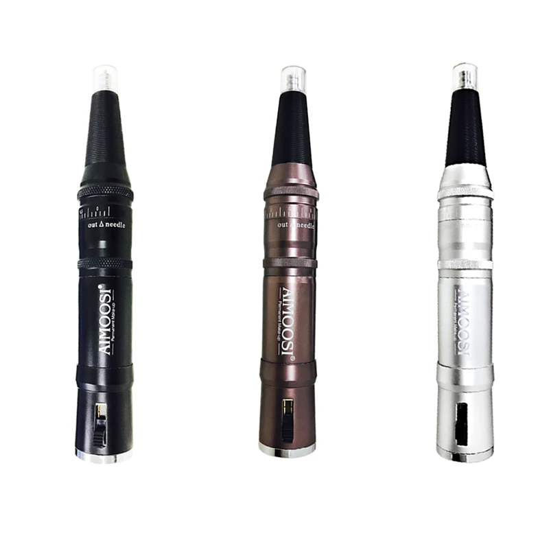 

Aimoosi Tattoo pen gun&Single Machine Permanent MakeupEyebrow&Eyeliner&Lips within Needles&ink cups& sponge ink Cups