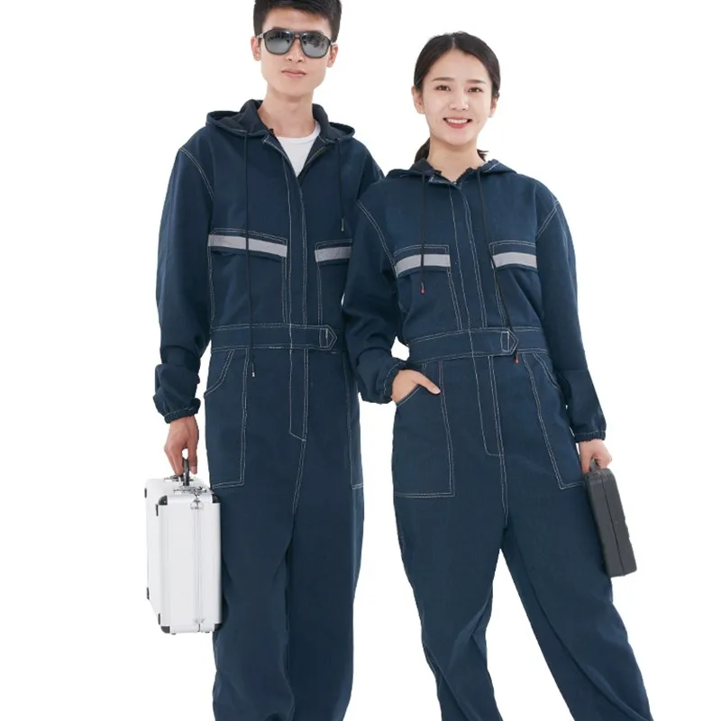 Mens Work Clothing Long Sleeve Coveralls High Quality Overalls Worker Repairman Machine Auto Repair Electric Welding Plus Size