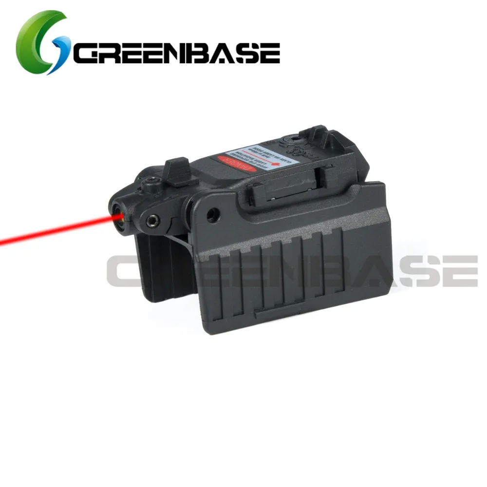 Greenbase тактический Глок лазерный прицел сзади красный лазер с целью Fit Airsoft Glock 17 18C