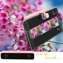 ELP Pink Dual Lens HD 3d virtual reality vr video camera USB external camera for Samsung GALAXY android phone