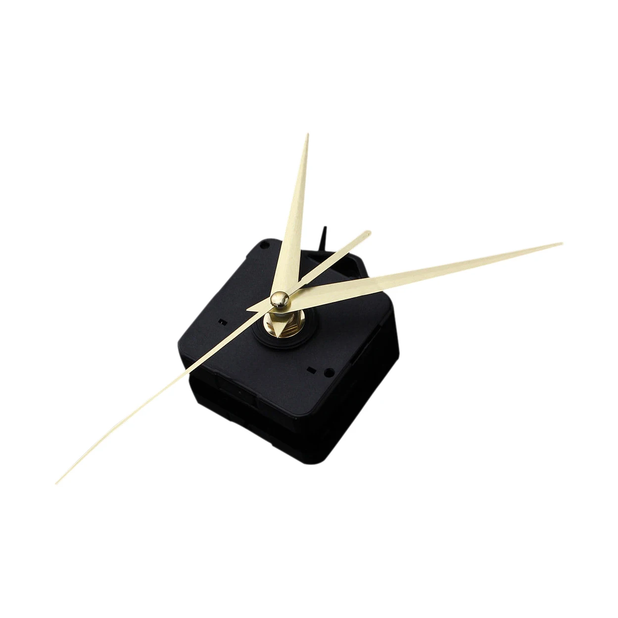 

2pcs Black Quartz Clock Movement Mechanism DIY Repair Part Kit Gold Hand