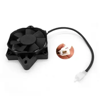 

Parts Cooling Fan Assembly Replacement Motorcycle Radiator Electric 12V