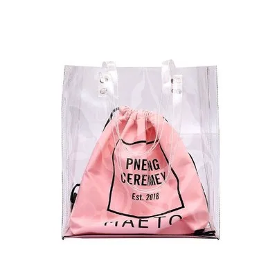 1 шт. саквояж для Блит, Holala, OB24, 1/6 BJD плечо прозрачный исходящий пакет сумка кукла аксессуары - Цвет: pink