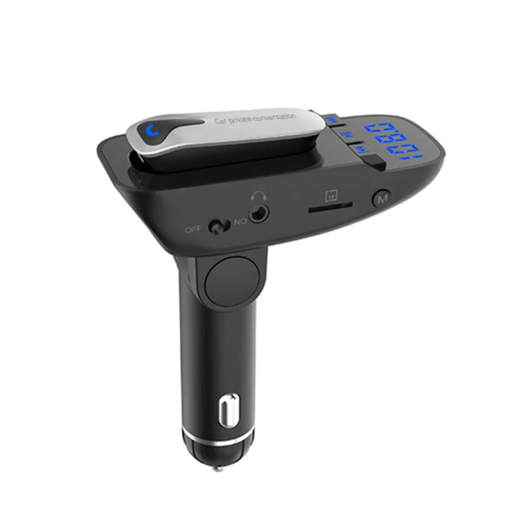 Bluetooth FM передатчик автомобильный комплект с гарнитурой FM модулятор Автомобильный Bluetooth MP3 плеер USB Changer Поддержка TF карта Автомобильный Changer