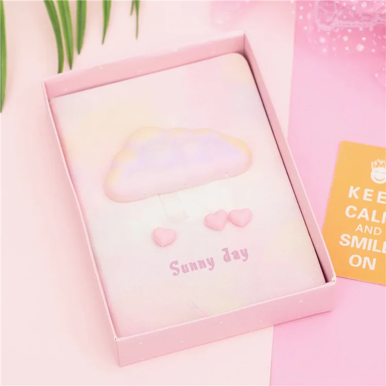 Креативная ручная книга мигающий светильник bingbing dream cloud ноутбук девушка сердце пузырчатая книга студенческий подарок вечерние украшения знак книга
