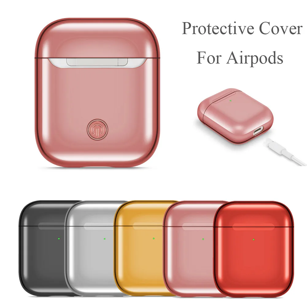 

Fashion Earphones Pouch Protective Cover Anti-fingerprint Charging Box Shockproof Case For Apple AirPods Earphone Cover Durable