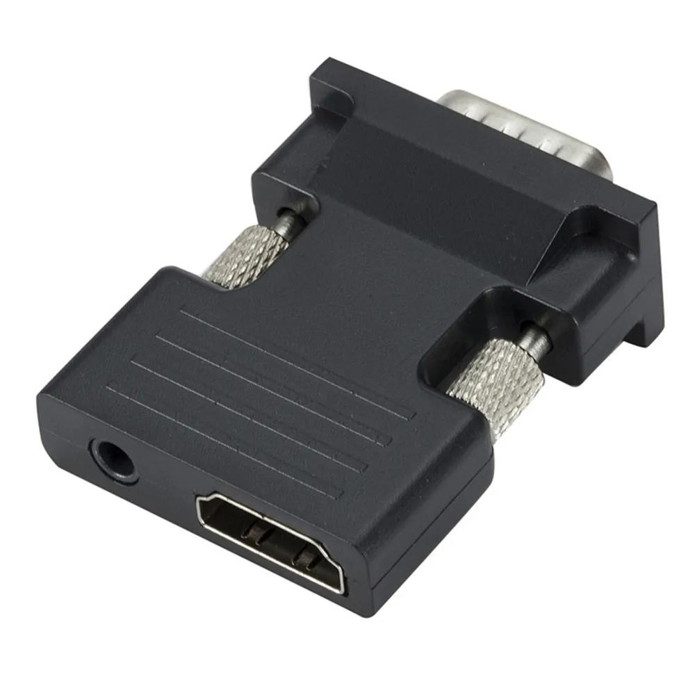 1080 P HDMI لمحول VGA تحويل الرقمية إلى التناظرية الصوت والفيديو محول كابل ل جهاز كمبيوتر شخصي محمول DVD التلفزيون مربع العارض