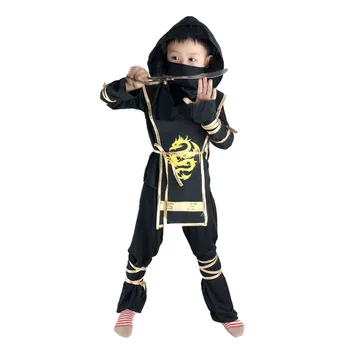 

Carnival Party Ninja Costume Boys Girls Birthday NARUTO Warrior Invisible Child Cosplay Assassin Costume
