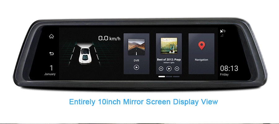  4G Android Car DVR 2G RAM 32G ROM Dash Camera ADAS GPS WiFi FHD 1080P Remote Monitor recorder Rearv