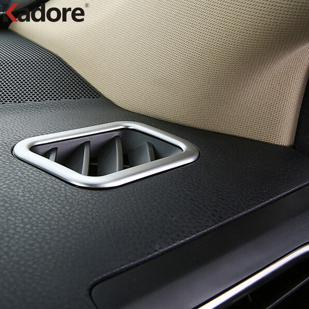 

For Toyota Highlander 2015-2018 2019 Matte Air Conditioning Outlet Vent Trim Cover AC Output Frame Interior Car Accessories