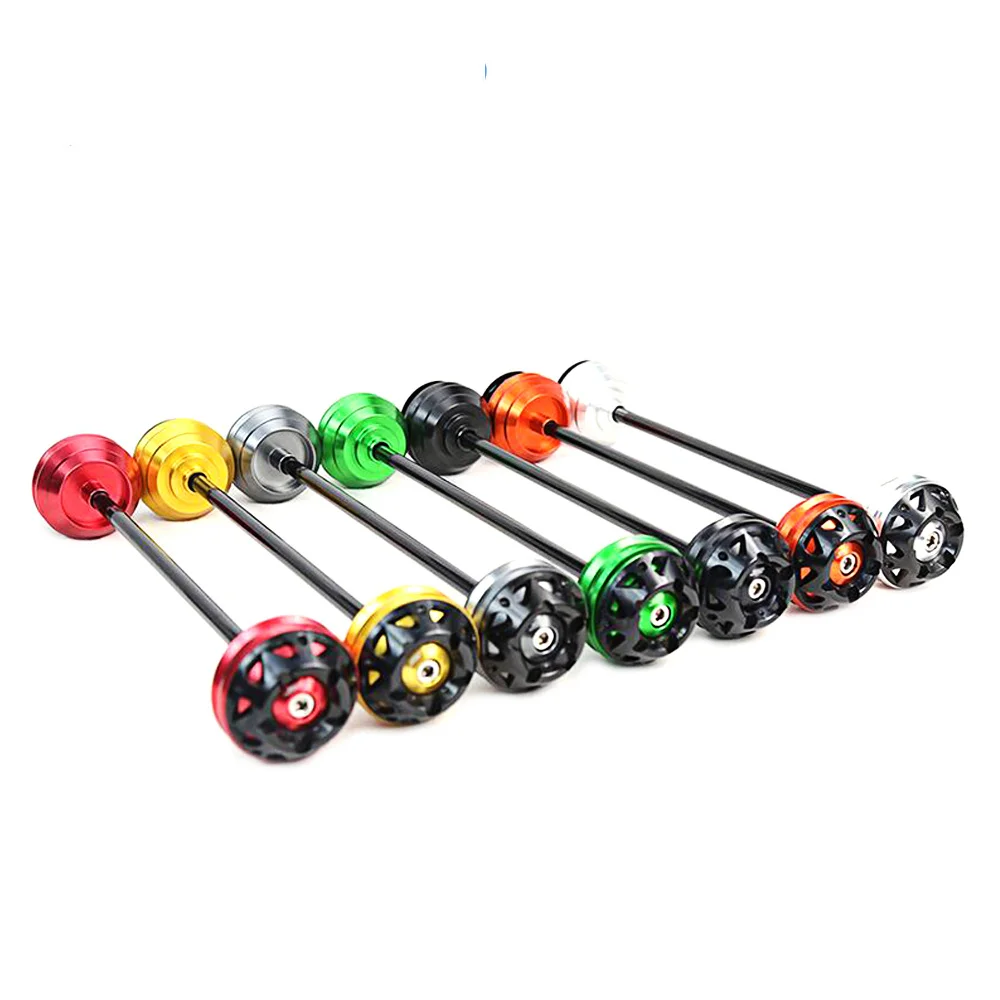 

Motorcycle CNC Aluminum Front Axle Fork Crash Frame Sliders Wheel Protector for Kawasaki V650 Versys650 2015-2016