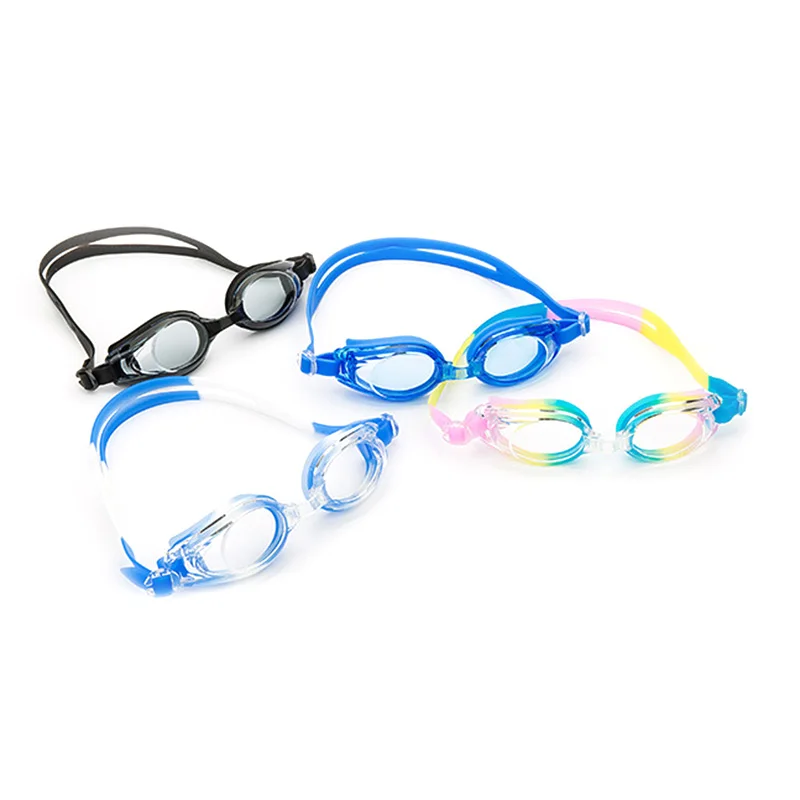 Очки для плавания противотуманные защита от ультрафиолета-скольжения Регулируемые Прозрачные очки MC889