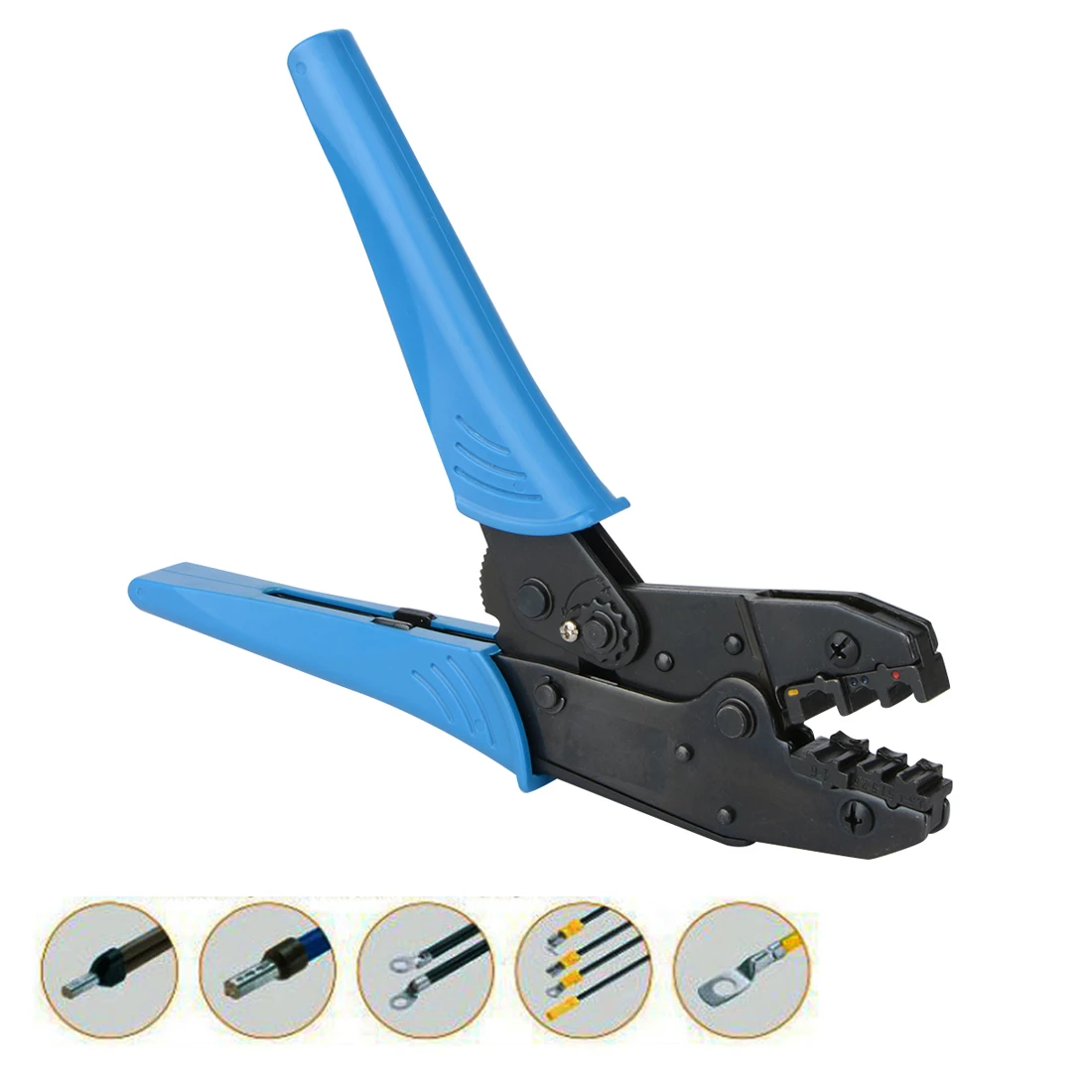 

2019 New Model HS-30J HS-40J EUROP STYLE ratchet crimping tool crimping plier 1-6.0mm2 SETS
