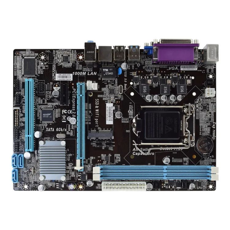 PCWINMAX Настольный ПК Разъем LGA1150 поддержка i3 i5 i7 процессор DDR3 H81 материнская плата