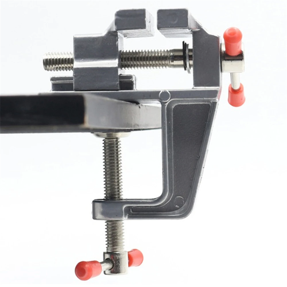 

Mini Table Vise Bench Pliers Clamp Swivel Lock Cast Aluminium Body Light Weight Hand Tools for Metalworking Jewellers Hobbyists