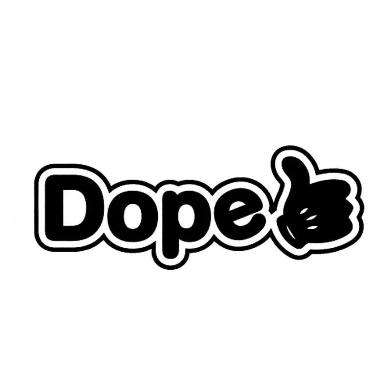 5.6 CM Dope JDM Sticker Decal Auto JDM 