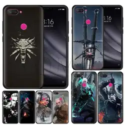 Силиконовый чехол для Xiaomi 8 A2 Lite A1 5X 6X poco F1 Play Redmi K20 Pro Note 7 6 черный чехол Крышка Ведьмак дикий