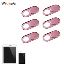 6 шт Универсальный чехол для веб-камеры затвора металлический ползунок крышка камеры для IPhone ПК и ноутбуки объектив мобильного телефона стикер конфиденциально