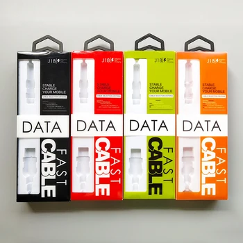 

KJ-716 PVC Box Package With PVC Blister Tray for Samsung NOTE 9 USB Charger data line packing Retail Boxes Packaging 190*66*25MM