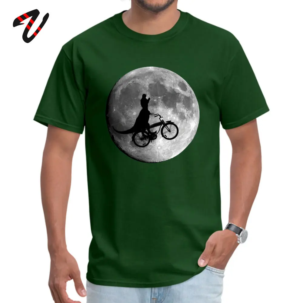 Cheap Men's T-Shirt Crew Neck Short Sleeve Cotton Fabric Dinosaur riding a bike Tees Group Top T-shirts Drop Shipping Dinosaur riding a bike 8995 dark