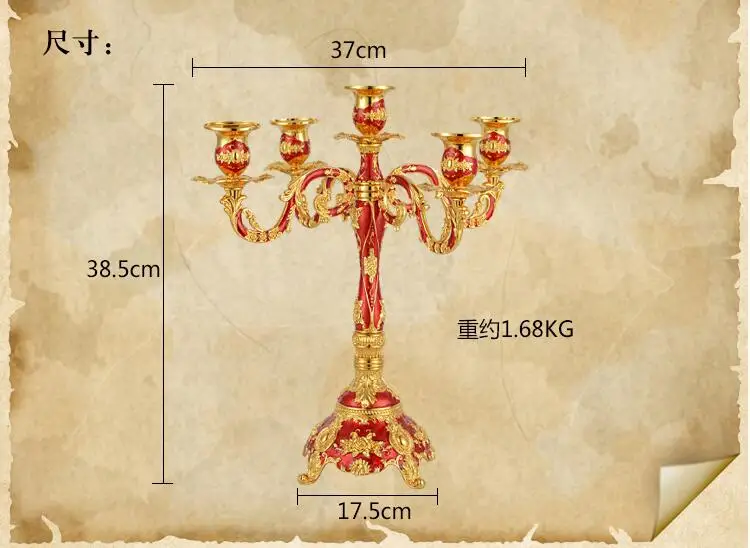 Medias do Candelabro clássico Miresa